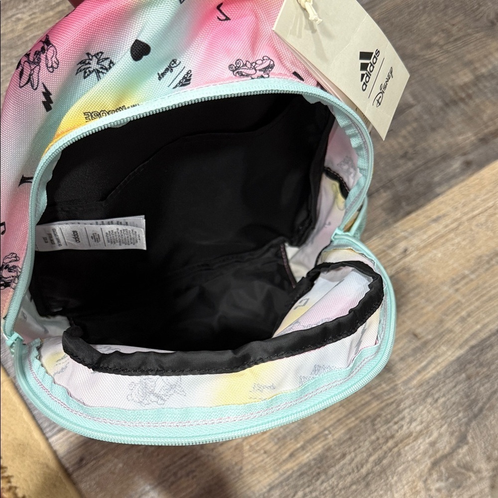 Disney adidas Kids Backpack - Pink and Aqua - Picture 6 of 7